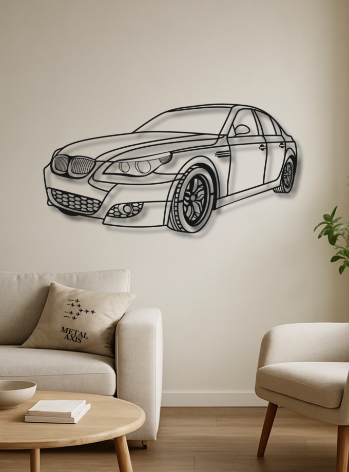 BMW E60 – Sportowa elegancja na Twojej ścianie