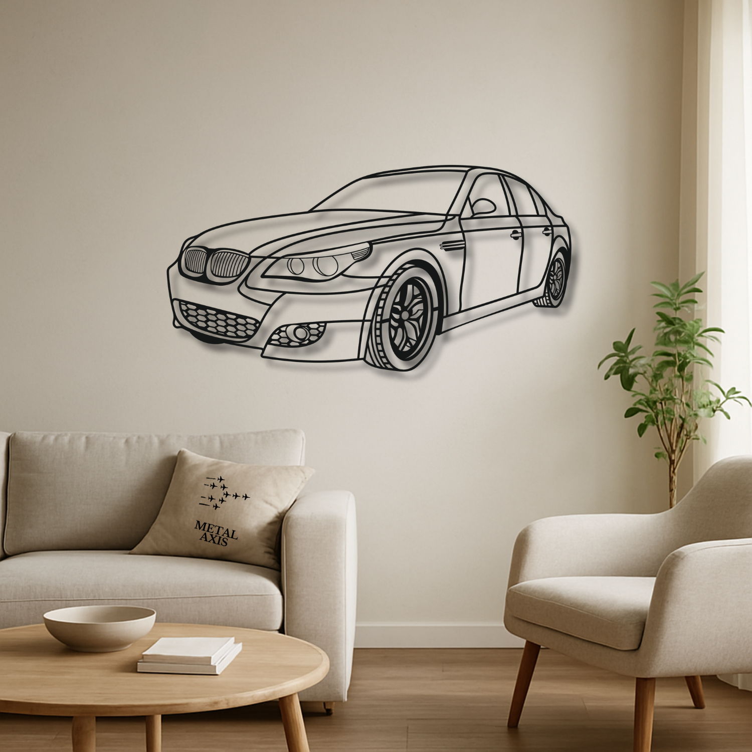 BMW E60 – Sportowa elegancja na Twojej ścianie
