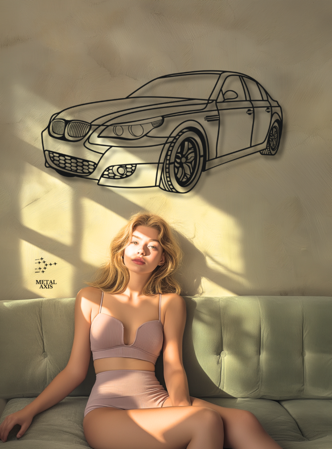 BMW E60 – Sportowa elegancja na Twojej ścianie