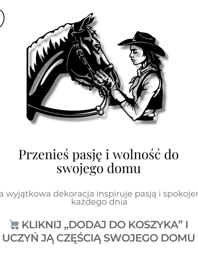 Dziewczyna z Koniem – Przyjaźń i Zaufanie na Twojej Ścianie