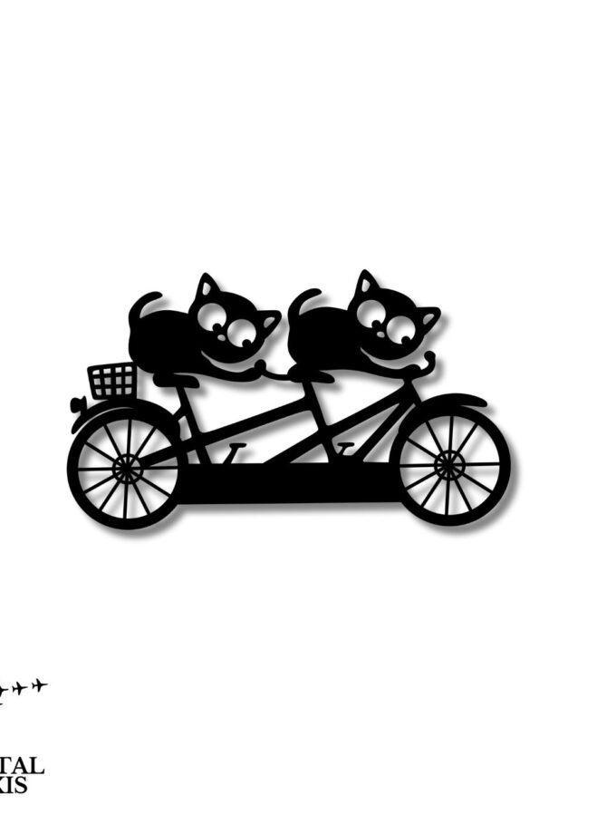 Kocie Duo - Dwa Kotki na Rowerze